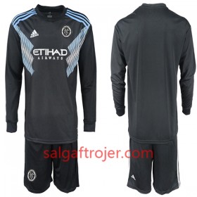 New York City Fodboldtrøjer Børn Udebanesæt 2018/19 Langærmet